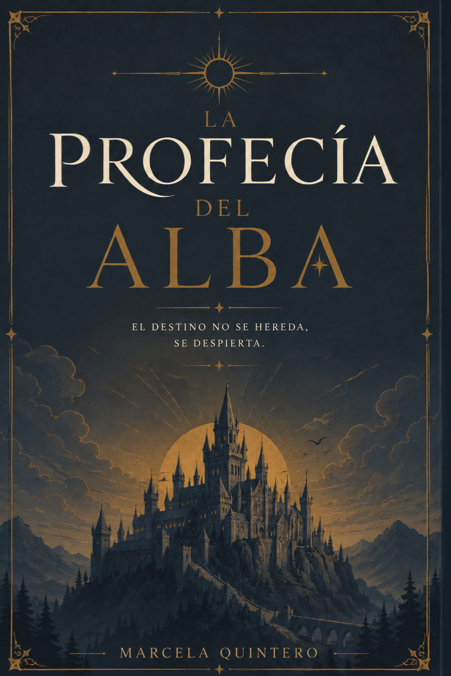 Portada del libro La profecía del alba, de Marcela Quintero